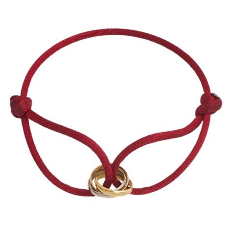 bracelet corde cartier|cartier bracelet with red string.